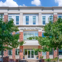 The front of the hospital on McKinney Avenue